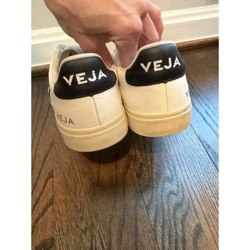 Veja Campo Sneaker White/black Leather Women's Sz @ $180